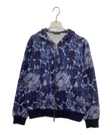ETRO（エトロ）の古着「ジップパーカー」｜ブルー