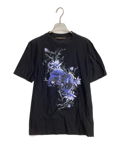 LOUIS VUITTON（ルイ ヴィトン）LOUIS VUITTON (ルイ ヴィトン) 半袖カットソー ブラック サイズ:Mの古着・服飾アイテム