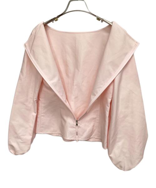 FOXEY NEWYORK（フォクシーニューヨーク）FOXEY NEWYORK (フォクシーニューヨーク) 長袖ブラウス ピンク サイズ:38の古着・服飾アイテム