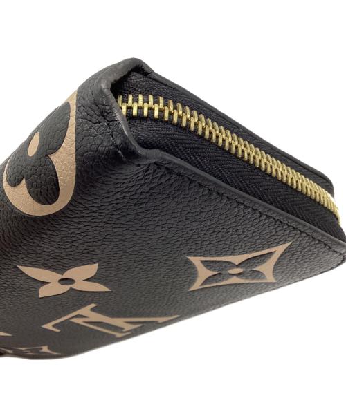 LOUIS VUITTON（ルイ ヴィトン）LOUIS VUITTON (ルイ ヴィトン) ジッピー ウォレット ブラック×ベージュの古着・服飾アイテム