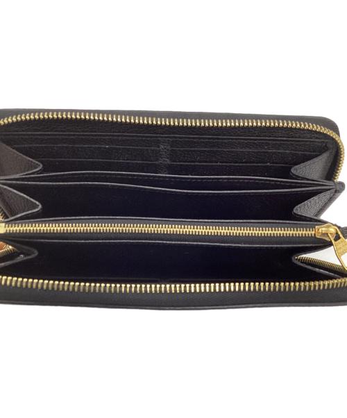LOUIS VUITTON（ルイ ヴィトン）LOUIS VUITTON (ルイ ヴィトン) ジッピー ウォレット ブラック×ベージュの古着・服飾アイテム