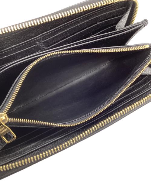 LOUIS VUITTON（ルイ ヴィトン）LOUIS VUITTON (ルイ ヴィトン) ジッピー ウォレット ブラック×ベージュの古着・服飾アイテム