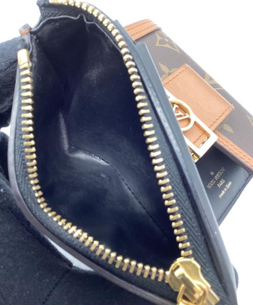 LOUIS VUITTON（ルイ ヴィトン）LOUIS VUITTON (ルイ ヴィトン) ポルトフォイユ・ドーフィーヌ コンパクト ブラック×ブラウンの古着・服飾アイテム