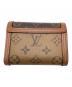 LOUIS VUITTON (ルイ ヴィトン) ポルトフォイユ・ドーフィーヌ コンパクト ブラック×ブラウン：40000円