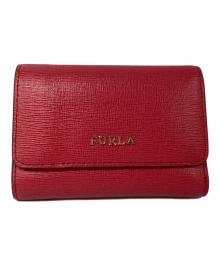FURLA（フルラ）の古着「3つ折り財布」｜レッド