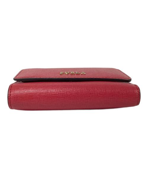 FURLA（フルラ）FURLA (フルラ) 3つ折り財布 レッドの古着・服飾アイテム