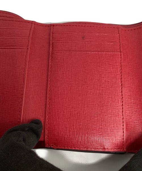 FURLA（フルラ）FURLA (フルラ) 3つ折り財布 レッドの古着・服飾アイテム
