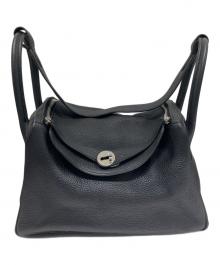 HERMES（エルメス）の古着「リンディ30/トリヨンクレマンス/ブラック/シルバー金具/☐K(2007年)」｜ブラック