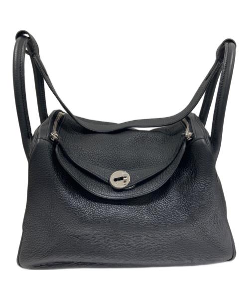 HERMES（エルメス）HERMES (エルメス) リンディ30/トリヨンクレマンス/ブラック/シルバー金具/☐K(2007年) ブラック サイズ:30の古着・服飾アイテム