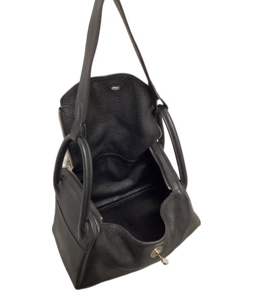 HERMES（エルメス）HERMES (エルメス) リンディ30/トリヨンクレマンス/ブラック/シルバー金具/☐K(2007年) ブラック サイズ:30の古着・服飾アイテム