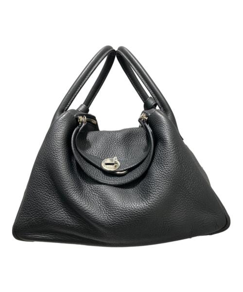 HERMES（エルメス）HERMES (エルメス) リンディ30/トリヨンクレマンス/ブラック/シルバー金具/☐K(2007年) ブラック サイズ:30の古着・服飾アイテム