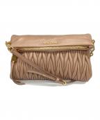 MIU MIUミュウミュウ）の古着「ショルダーバッグ」｜ピンク