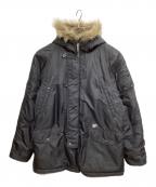 stussyステューシー）の古着「N-2Bジャケット」｜ブラック