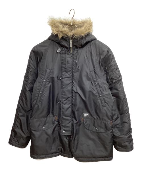 stussy（ステューシー）stussy (ステューシー) N-2Bジャケット ブラック サイズ:Lの古着・服飾アイテム