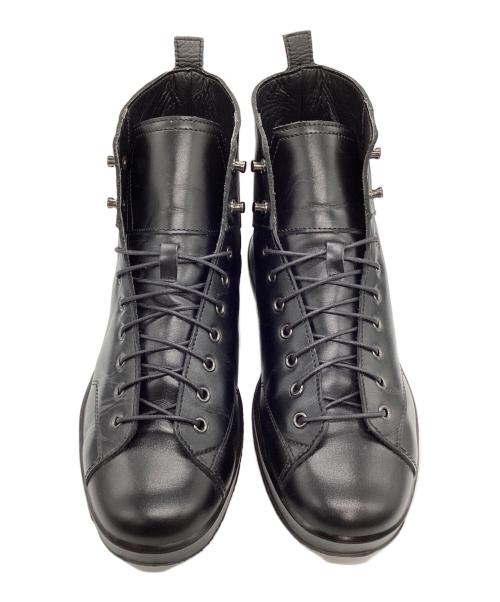moon star（ムーンスター）moon star (ムーンスター) レースアップブーツ ブラック サイズ:27の古着・服飾アイテム