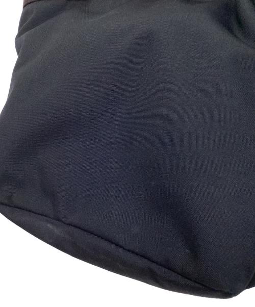 Herve Chapelier（エルベシャプリエ）Herve Chapelier (エルベシャプリエ) 船形トートバッグ ブラック×ブラウンの古着・服飾アイテム