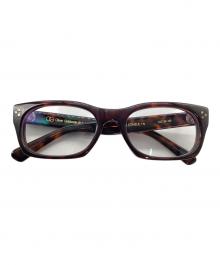 Oliver Goldsmith（オリバーゴールドスミス）の古着「伊達眼鏡」｜ブラウン