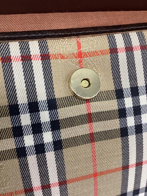Burberry's（バーバリー）Burberry's (バーバリー) クラッチバッグ ブラウン×ベージュの古着・服飾アイテム