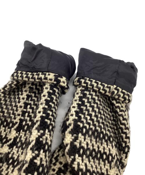 ISSEY MIYAKE（イッセイミヤケ）ISSEY MIYAKE (イッセイミヤケ) ウールコート ブラック×ホワイト サイズ:SIZE9の古着・服飾アイテム