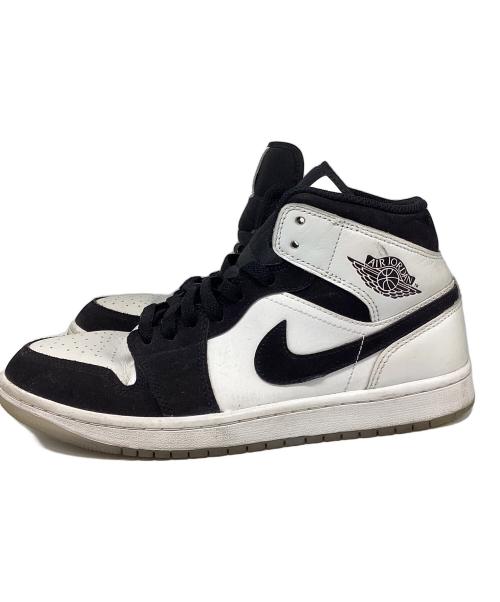 NIKE（ナイキ）NIKE (ナイキ) スニーカー AIR JORDAN 1 MID SE ホワイト×ブラック サイズ:26.5の古着・服飾アイテム