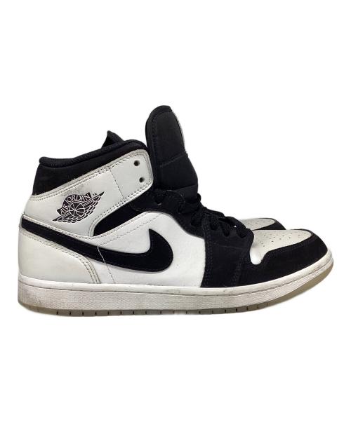 NIKE（ナイキ）NIKE (ナイキ) スニーカー AIR JORDAN 1 MID SE ホワイト×ブラック サイズ:26.5の古着・服飾アイテム