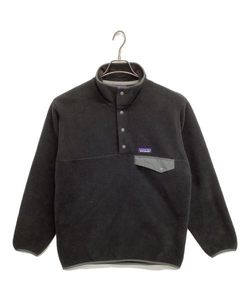 Patagonia（パタゴニア）Patagonia (パタゴニア) シンチラスナップTプルオーバー ブラック×グレー サイズ:Sの古着・服飾アイテム