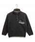 Patagonia（パタゴニア）の古着「シンチラスナップTプルオーバー」｜ブラック×グレー