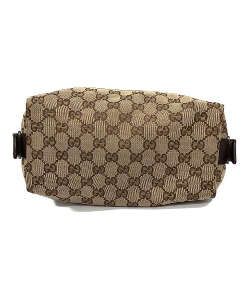 GUCCI（グッチ）GUCCI (グッチ) GGキャンバスポーチ ブラウンの古着・服飾アイテム