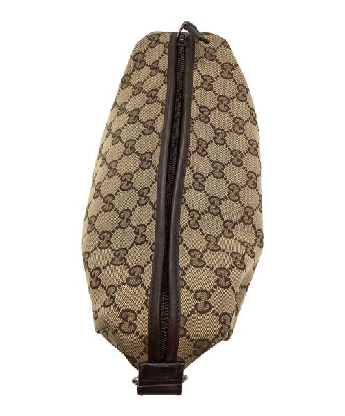 GUCCI（グッチ）GUCCI (グッチ) GGキャンバスポーチ ブラウンの古着・服飾アイテム