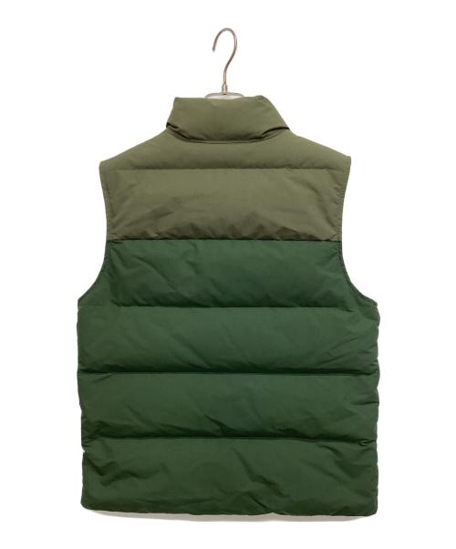 Patagonia（パタゴニア）Patagonia (パタゴニア) ダウンベスト オリーブ×グリーン サイズ:XSの古着・服飾アイテム