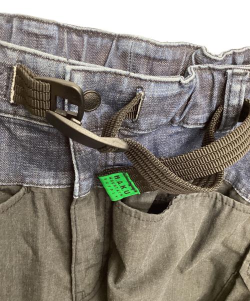 HAKU（ハク）HAKU (ハク) NANGA (ナンガ) カーゴパンツ ネイビー×ブラック サイズ:Lの古着・服飾アイテム