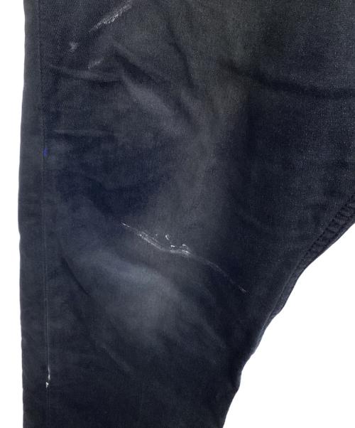 DIESEL（ディーゼル）DIESEL (ディーゼル) ダメージ加工デニムパンツ ブラック サイズ:81cm (W32)の古着・服飾アイテム