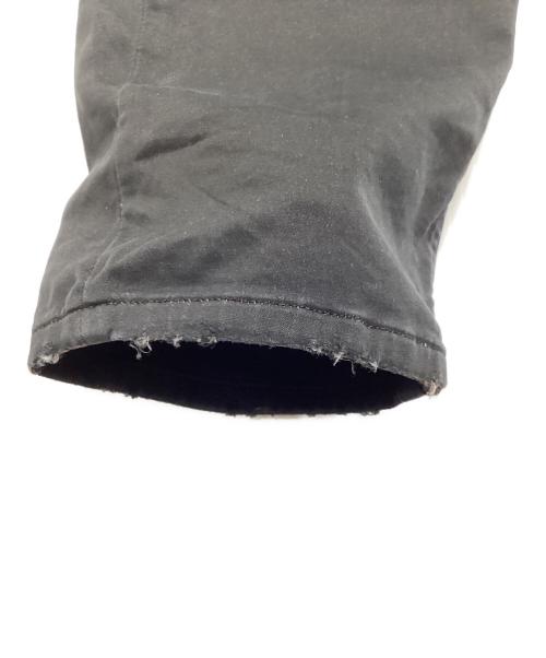 DIESEL（ディーゼル）DIESEL (ディーゼル) ダメージ加工デニムパンツ ブラック サイズ:81cm (W32)の古着・服飾アイテム