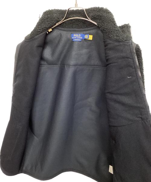 POLO RALPH LAUREN（ポロ・ラルフローレン）POLO RALPH LAUREN (ポロ・ラルフローレン) フリースジャケット ブラック サイズ:Lの古着・服飾アイテム