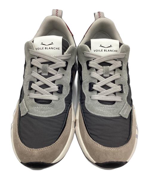 VOILE BLANCHE（ボイルブランシェ）VOILE BLANCHE (ボイルブランシェ) スニーカー グレー×ベージュ サイズ:26.0の古着・服飾アイテム