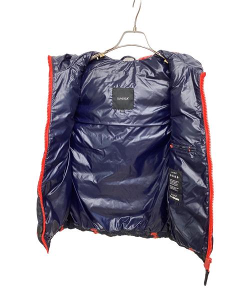 DUVETICA（デュベティカ）DUVETICA (デュベティカ) HYDROGEN (ハイドロゲン) ダウンベスト ネイビー×オレンジ サイズ:46の古着・服飾アイテム