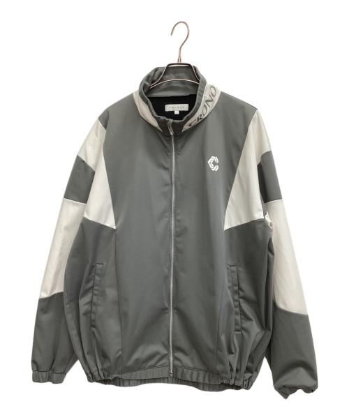 CRONOS（クロノス）CRONOS (クロノス) セットアップジャージ グレー×ホワイト サイズ:トップス L/ パンツ XLの古着・服飾アイテム