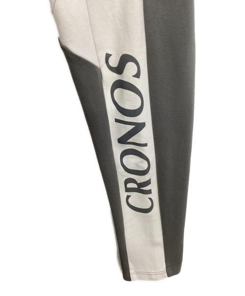CRONOS（クロノス）CRONOS (クロノス) セットアップジャージ グレー×ホワイト サイズ:トップス L/ パンツ XLの古着・服飾アイテム