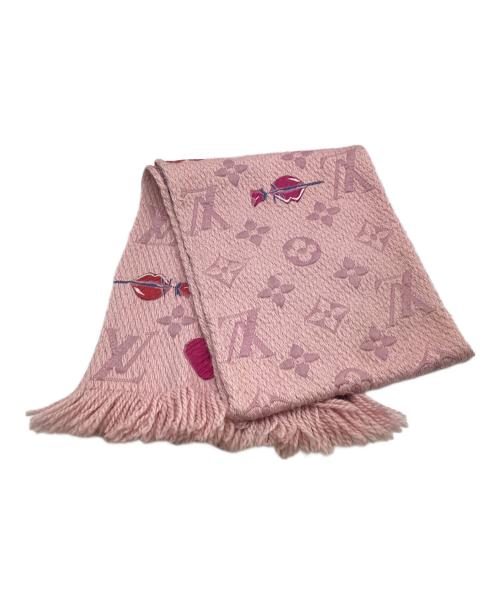 LOUIS VUITTON（ルイ ヴィトン）LOUIS VUITTON (ルイ ヴィトン) マフラー ピンクの古着・服飾アイテム