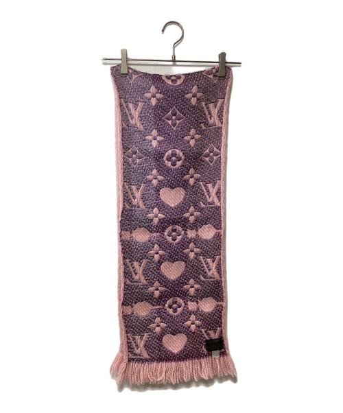 LOUIS VUITTON（ルイ ヴィトン）LOUIS VUITTON (ルイ ヴィトン) マフラー ピンクの古着・服飾アイテム