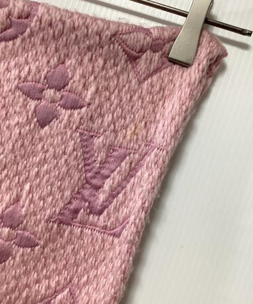 LOUIS VUITTON（ルイ ヴィトン）LOUIS VUITTON (ルイ ヴィトン) マフラー ピンクの古着・服飾アイテム
