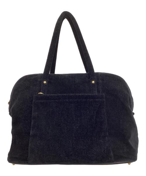 FEILER（フェイラー）FEILER (フェイラー) ビッグハンドバッグ ブラックの古着・服飾アイテム