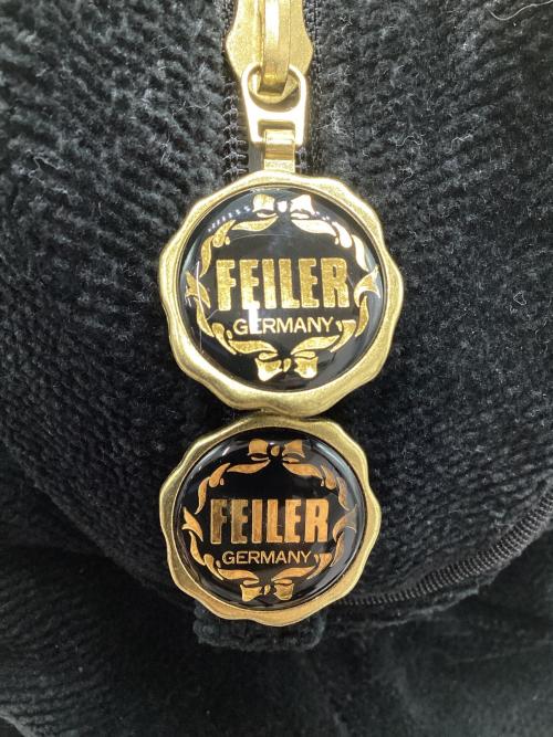 FEILER（フェイラー）FEILER (フェイラー) ビッグハンドバッグ ブラックの古着・服飾アイテム