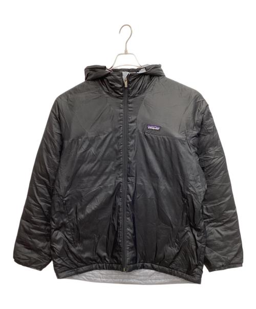 Patagonia（パタゴニア）Patagonia (パタゴニア) マイクロパフフーデッドジャケット ブラック サイズ:Lの古着・服飾アイテム