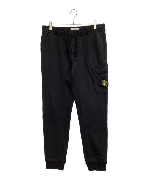 STONE ISLAND（ストーンアイランド）STONE ISLAND (ストーンアイランド) スウェットパンツ ブラック サイズ:XLの古着・服飾アイテム
