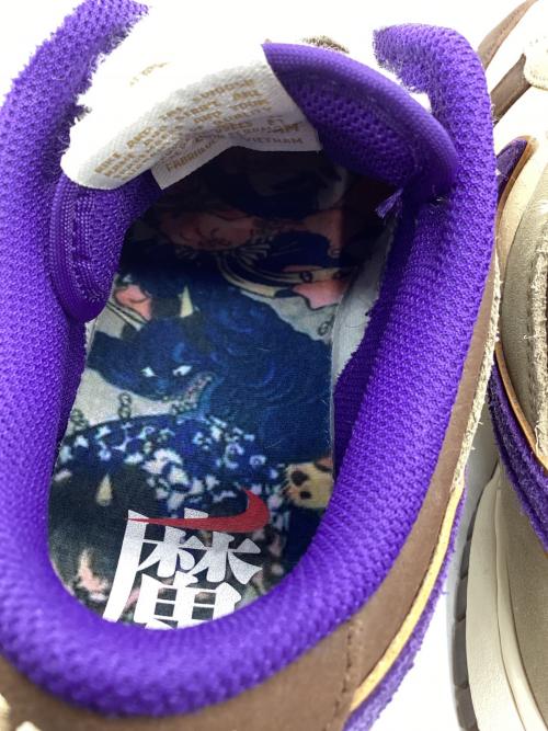 NIKE（ナイキ）NIKE (ナイキ) スニーカー ブラウン×ベージュ×パープル サイズ:26.5cmの古着・服飾アイテム