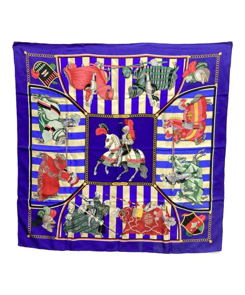 HERMES（エルメス）HERMES (エルメス) スカーフ ブルーの古着・服飾アイテム