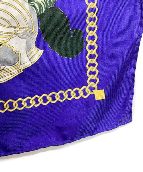 HERMES（エルメス）HERMES (エルメス) スカーフ ブルーの古着・服飾アイテム