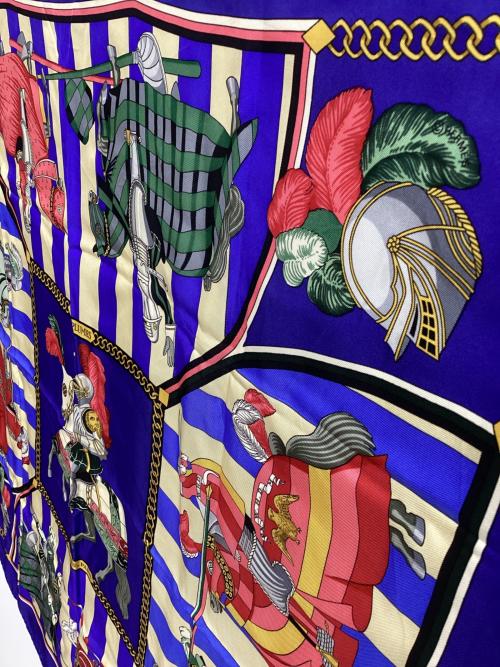 HERMES（エルメス）HERMES (エルメス) スカーフ ブルーの古着・服飾アイテム