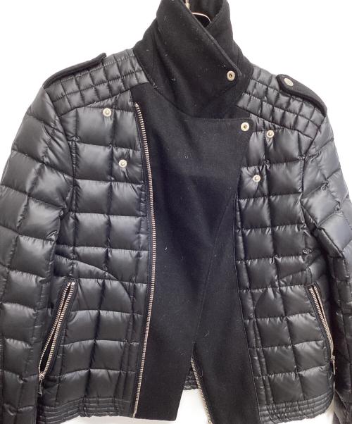 stussy（ステューシー）stussy (ステューシー) 切替ライダースダウンジャケット ブラック サイズ:Mの古着・服飾アイテム